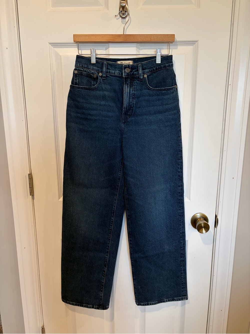 Madewell High-Rise Perfect Vintage Wide Leg Women’s Jeans in Dark Indigo